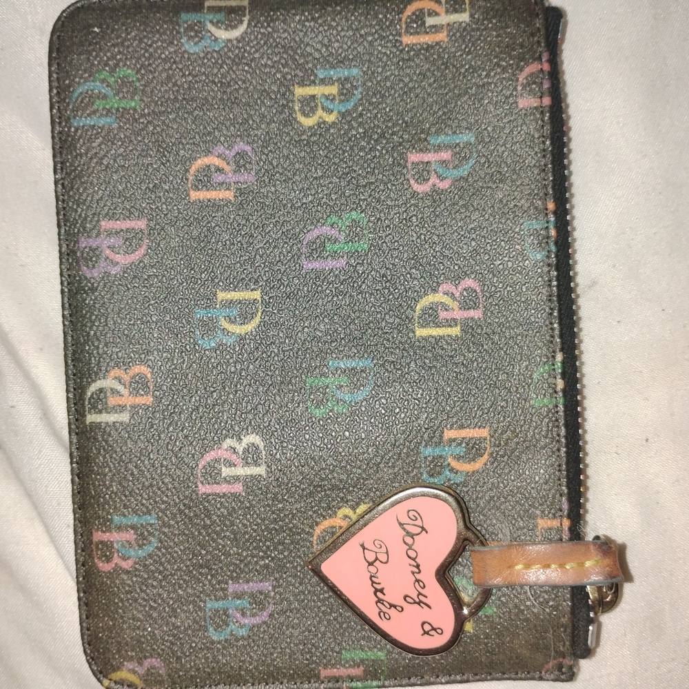 Dooney & Bourke Multicolor Logo Wristlet